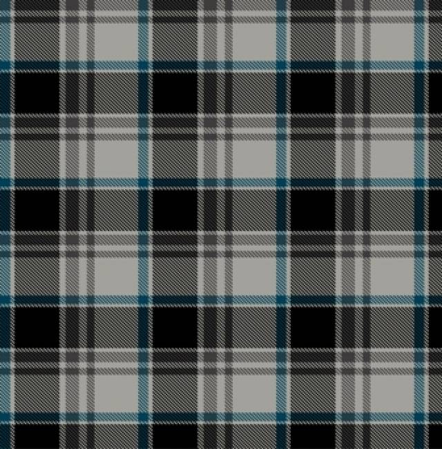 CHARCOAL London Plaid Fleece Fabric